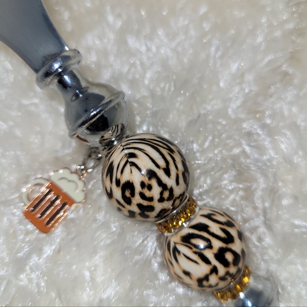 Handmade Bling Bottle Opener w/ beer charm!!